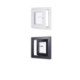 Fenêtre PVC - OB - Triple Vitrage - Tirant gauche - Poignée à droite - Bicolore Blanc & Anthracite