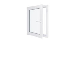 Fenêtre PVC - LxH 700x900 mm -Triple Vitrage - Blanc -poignée à droite