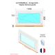 Ventana de PVC - LxH 1100x600 mm - Acristalamiento triple - Blanca - Manilla izquierda